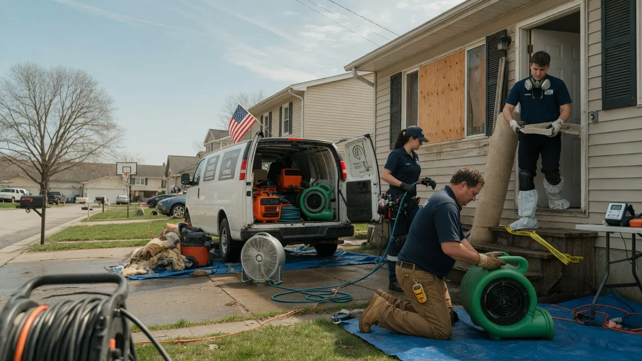 Water Damage Restoration in Lexington, IL near me